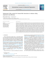 Optimizing E-bike controls for human-bike interaction to enhance riding experience and efficiency