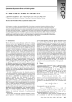 Quantum dynamics from ab initio points