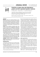 Prediction of splice sites with dependency graphs and their expanded bayesian networks