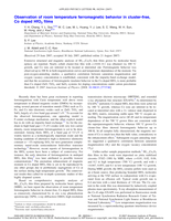 Observation of room temperature ferromagnetic behavior in cluster-free, Co doped Hf O2 films