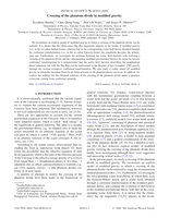 Crossing of the phantom divide in modified gravity