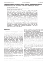 The potential energy surface of excited states by time-dependent density functional theory: The reaction of sulfur atom and nitrogen dioxide