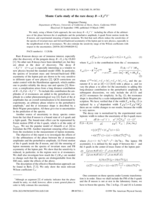 Monte Carlo study of the rare decay B→Xsl+l-