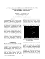 A novel fabrication method of embedded micro channels employing simple UV dosage control and antireflection coating