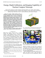 Energy, depth calibration, and imaging capability of nuclear compton telescope