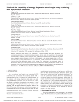 Study of the capability of energy dispersive small angle X-ray scattering with synchrotron radiation