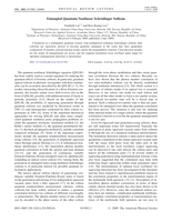 Entangled quantum nonlinear Schrödinger solitons