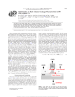 Optimization of back channel leakage characteristic in PD SOI p-MOSFET