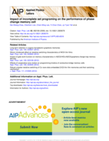 Impact of incomplete set programing on the performance of phase change memory cell