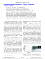 Room temperature ferromagnetism in Cr-doped hydrogenated amorphous Si films