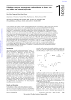Palladium-catalyzed intermolecular carboazidation of allenes with aryl iodides and trimethylsilyl azide