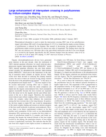 Large enhancement of intersystem crossing in polyfluorenes by iridium-complex doping