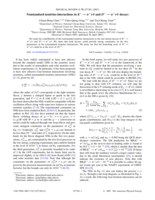 Nonstandard neutrino interactions in K+→π+νν̄ and D+→π+νν̄ decays