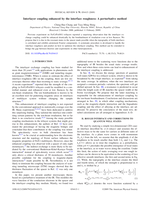 Interlayer coupling enhanced by the interface roughness: A perturbative method