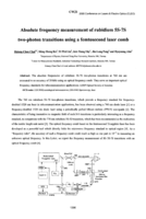 Absolute frequency measurement of rubidium 5S-7S two-photon transitions using a femtosecond laser comb