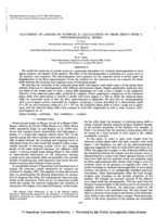 Scattering of P-modes by Sunspots. II. Calculations of Phase Shifts from a Phenomenological Model