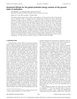 Analytical fittings for the global potential energy surface of the ground state of methylene