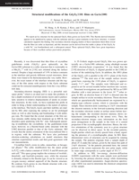 Structural modifications of the Gd2O3(110) films on GaAs(100)