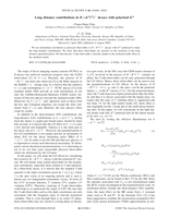 Long distance contributions in B→K*l+l- decays with polarized K*