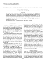Evolution of solar subsurface meridional flows in the declining phase of cycle 23