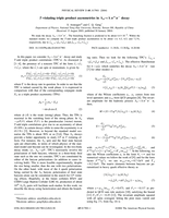 T-violating triple product asymmetries in [Formula Presented] decay