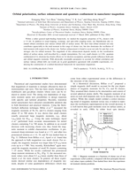 Orbital polarization, surface enhancement and quantum confinement in nanocluster magnetism