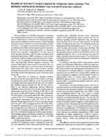 Growth of rare-earth single crystals by molecular beam epitaxy: The epitaxial relationship between hcp rare earth and bcc niobium