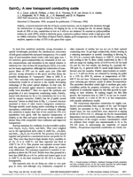 GaInO3: A new transparent conducting oxide