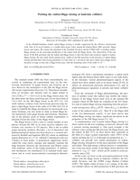 Probing the radion-Higgs mixing at hadronic colliders