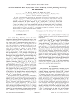 Thermal nitridation of the Si(111)-(7&times;7) surface studied by scanning tunneling microscopy and spectroscopy