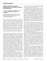 Studies of impurities in magnetic semiconductors: An example of important XAFS applications
