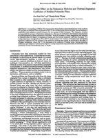 Curing effect on the relaxation modulus and thermal expansion coefficient of rodlike polyimide films