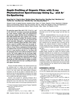 Depth profiling of organic films with X-ray photoelectron spectroscopy using C60+ and Ar+ Co-sputtering