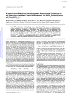 Kinetics and electron paramagnetic resonance evidence of an electron-transfer chain mechanism for PPh3 substitution of [Fe3(CO)12]