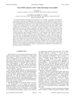 Exact SO(8) symmetry in the weakly-interacting two-leg ladder