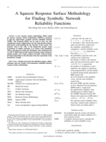 A squeeze response surface methodology for finding symbolic network reliability functions