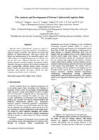 The analysis and development of Taiwan's industrial logistics hubs