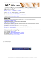 Liquid-phase-epitaxial growth of In0.49Ga0.51P on (100) GaAs by a supercooling method