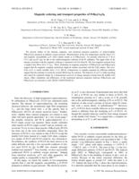 Magnetic ordering and transport properties of PrBa2Cu4O8