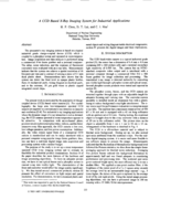 CCD based x-ray imaging system for industrial applications