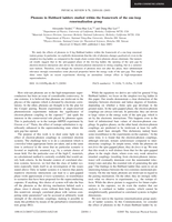 Phonons in Hubbard ladders studied within the framework of the one-loop renormalization group