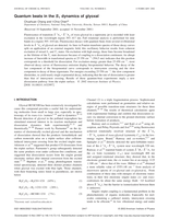 Quantum beats in the S1 dynamics of glyoxal