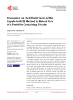 Discussion on the Effectiveness of the Copula-GARCH Method to Detect Risk of a Portfolio Containing Bitcoin&nbsp;