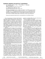 Synthetic magnetic rare-earth Dy-Y superlattices
