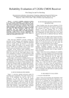 Reliability evaluation of 5.2GHz CMOS receiver