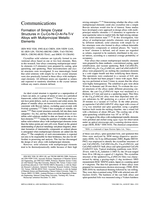 Formation of simple crystal structures in Cu-Co-Ni-Cr-Al-Fe-Ti-V alloys with multiprincipal metallic elements