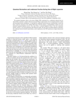 Quantum fluctuations and condensate fraction during time-of-flight expansion
