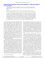 Interfacial self-cleaning in atomic layer deposition of HfO2 gate dielectric on In0.15Ga0.85As