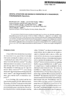 Crystal Structure and Magnetic Properties of a Vanadium (IV) Pyrophosphate: Rb2V3P4O17