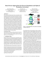 Data-driven approaches for process simulation and optical proximity correction